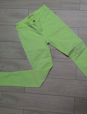 J Brand Neon Lime Skinny Jeans
